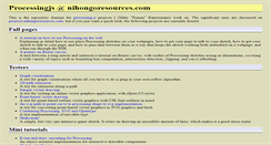 Desktop Screenshot of processingjs.nihongoresources.com